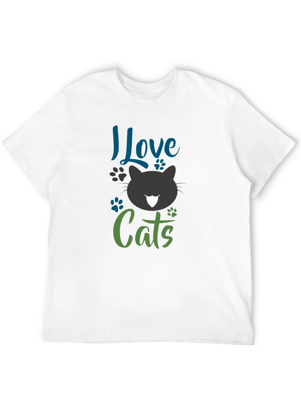 I Love Cats Graphic Tee - Unisex
