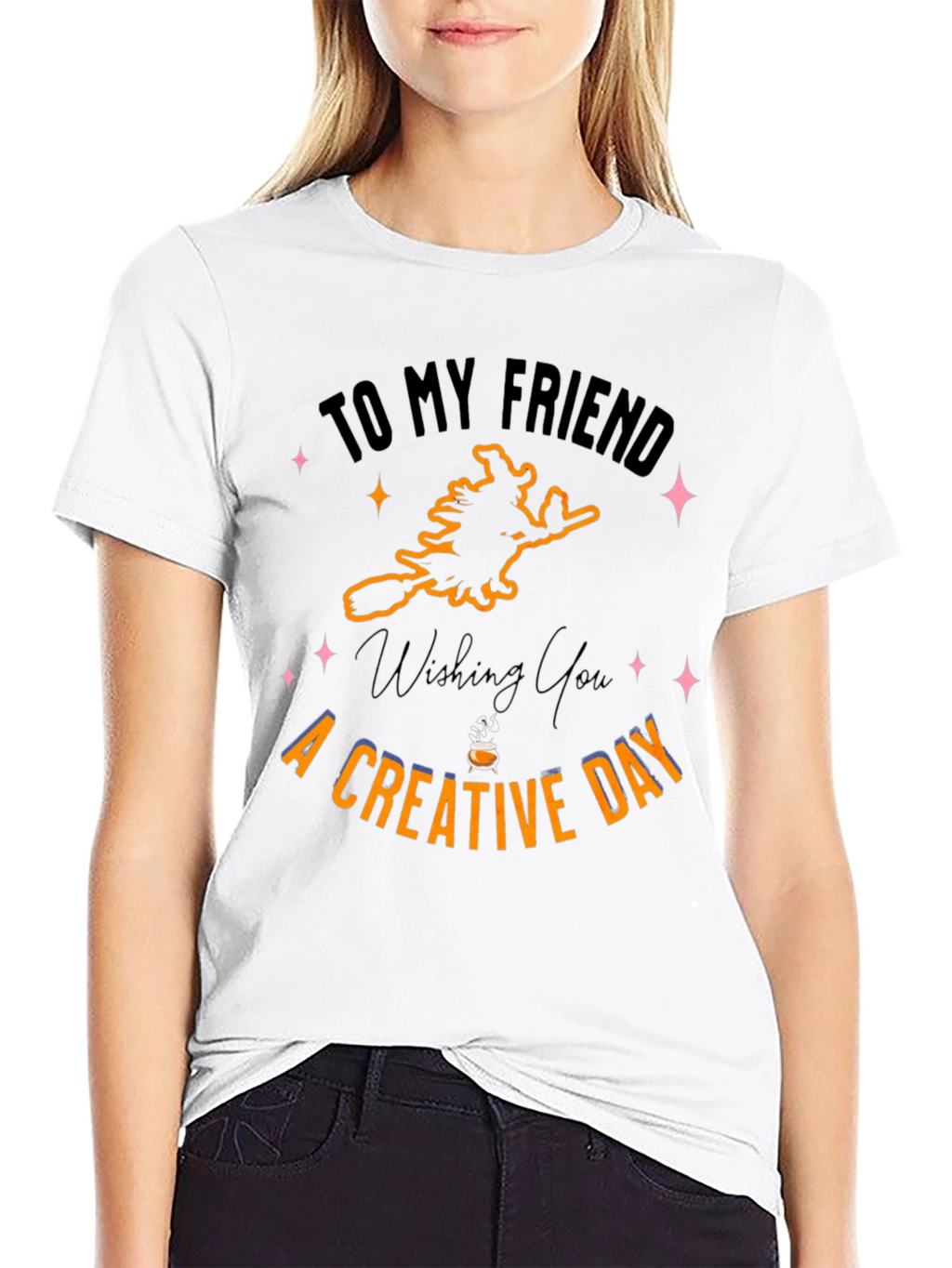 Creative Halloween T-Shirt - Witch Design