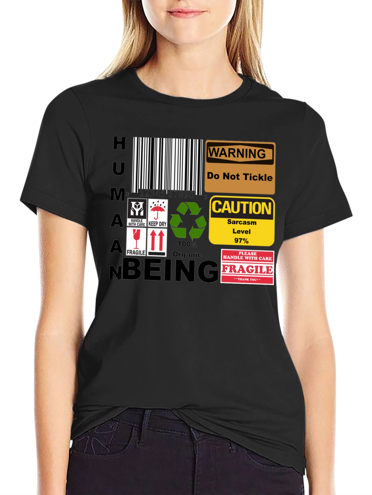 Human Being Novelty Graphic Tee