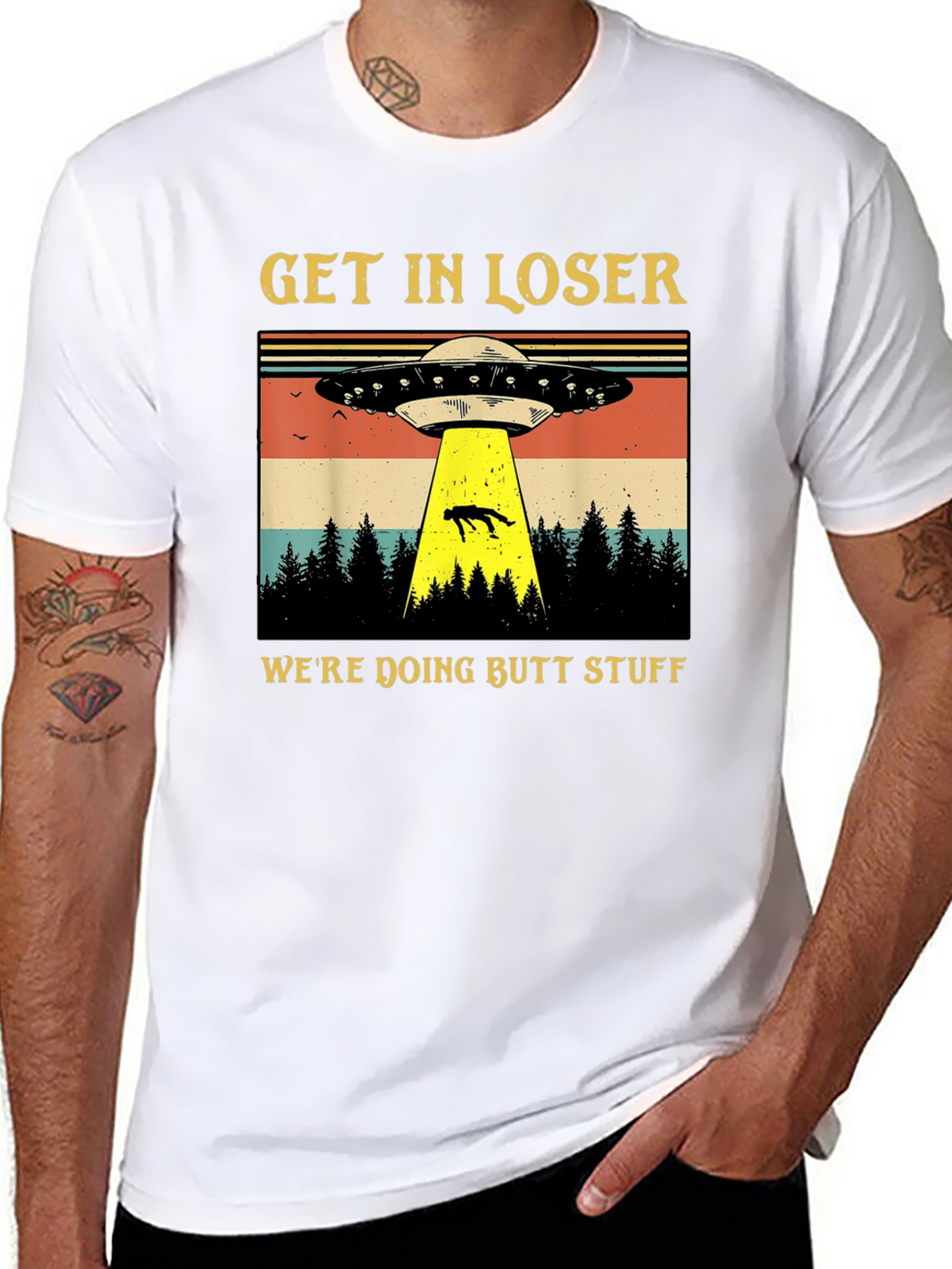 Get In Loser UFO T-Shirt