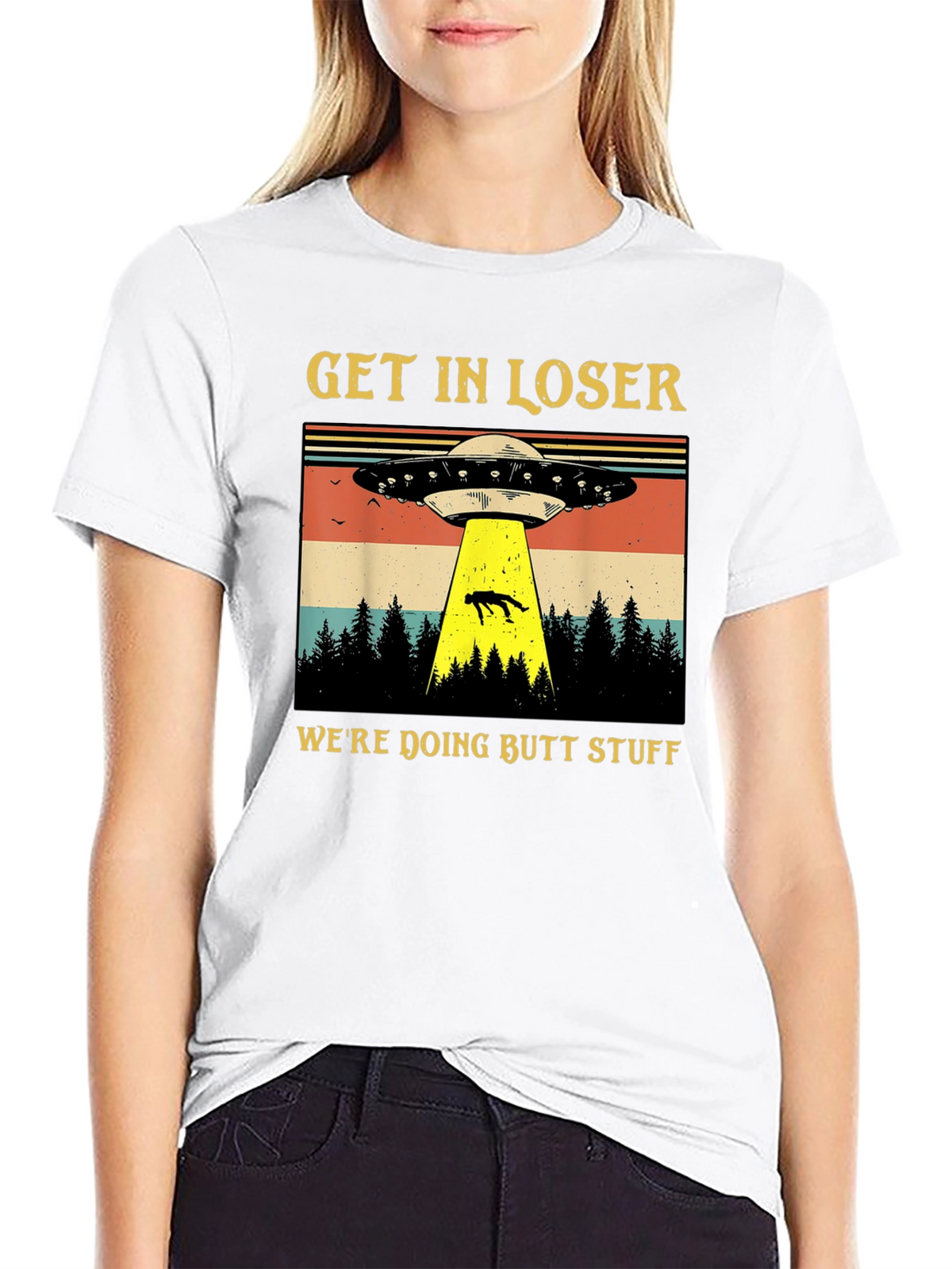 Get In Loser UFO T-Shirt