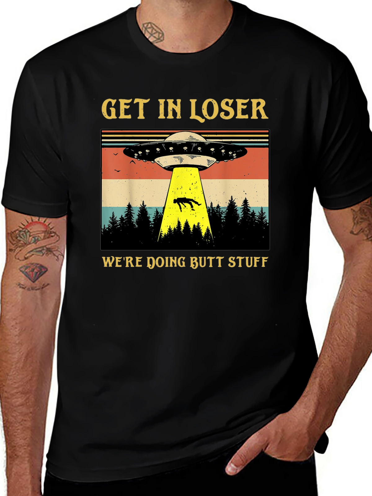 Get In Loser UFO T-Shirt