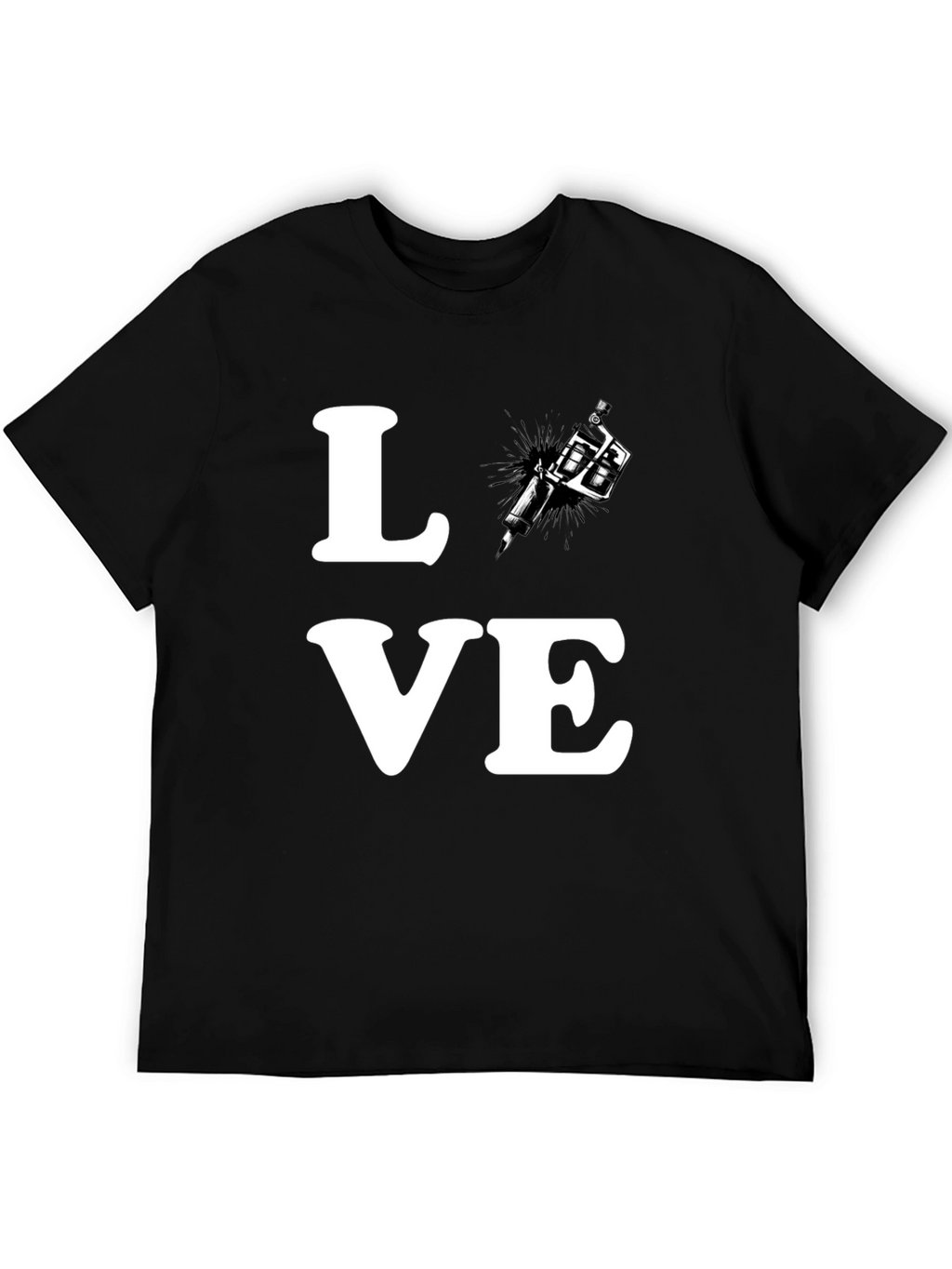 Love Tattoo Artist T-Shirt - Black Graphic Tee