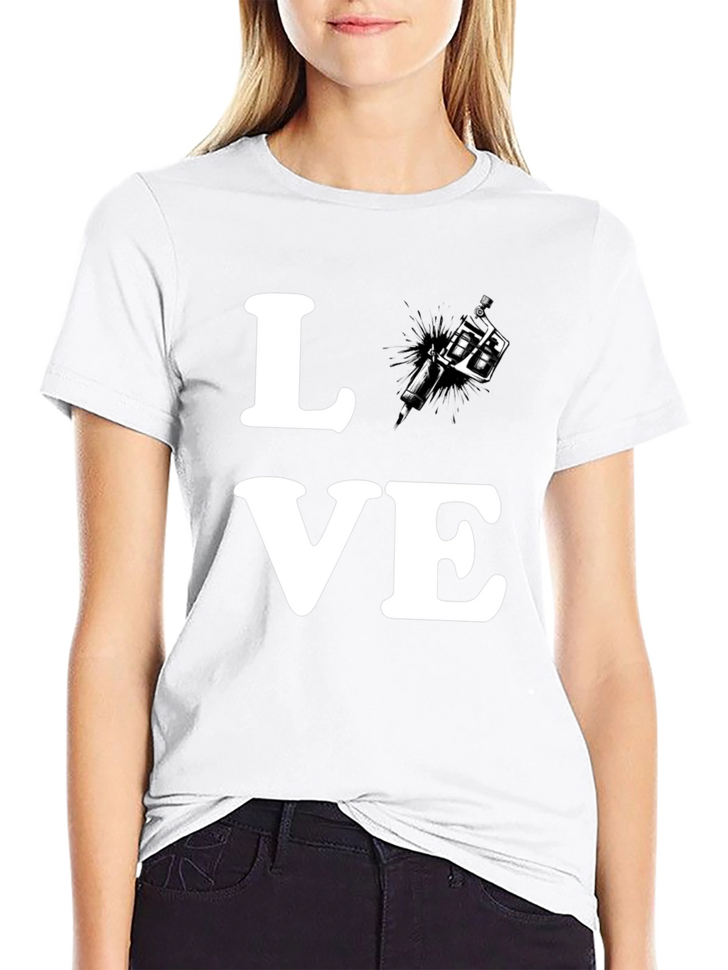 Love Tattoo Artist T-Shirt - Black Graphic Tee