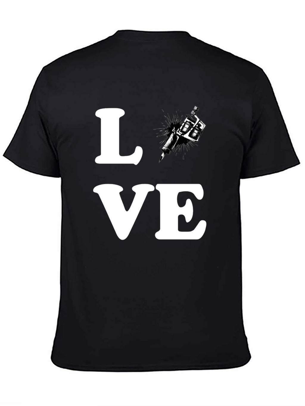 Love Tattoo Artist T-Shirt - Black Graphic Tee