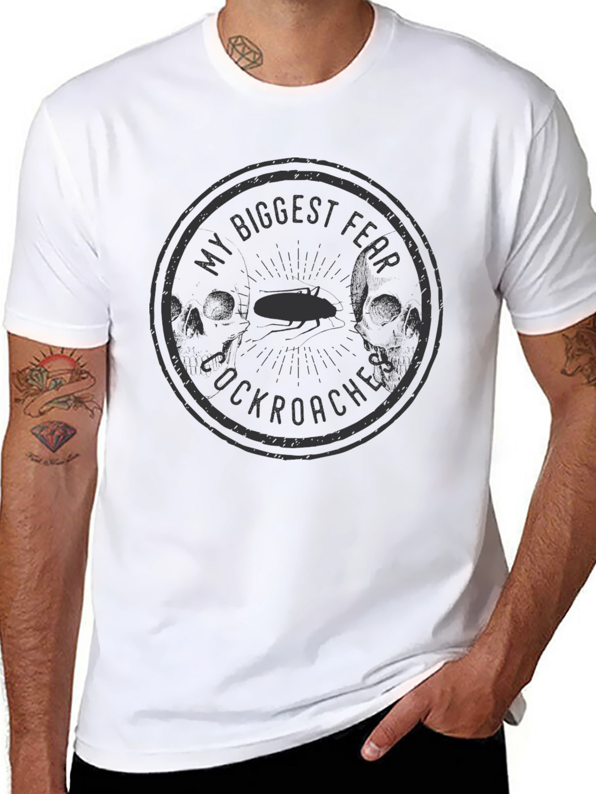 My Biggest Fear Cockroaches Graphic T-Shirt