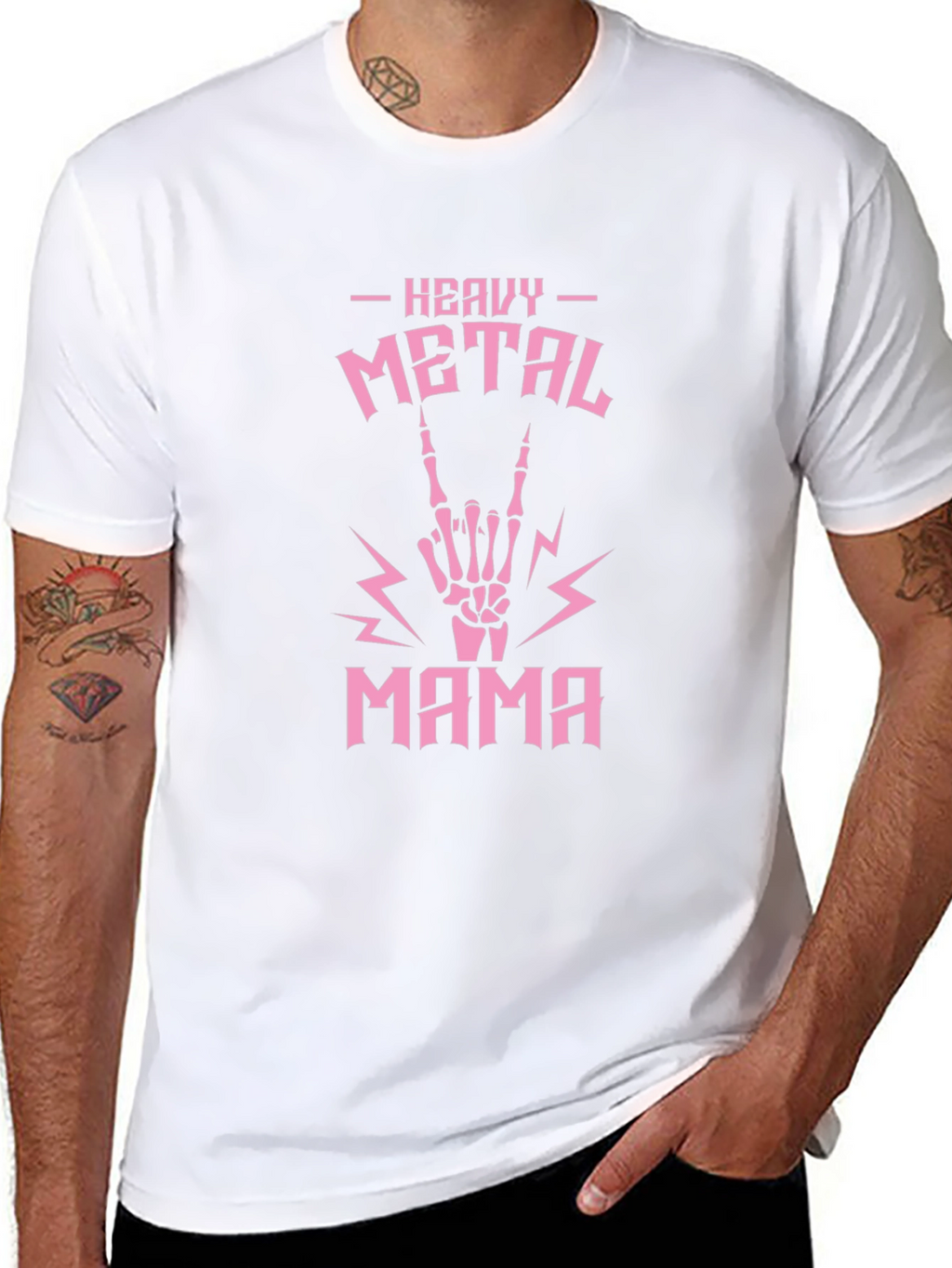 Heavy Metal Mama T-Shirt - Rocker Mom Tee