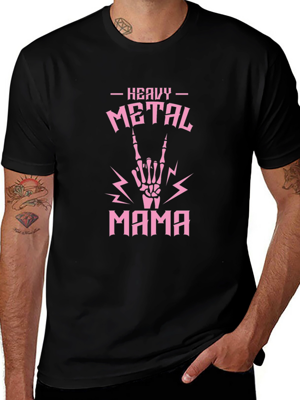 Heavy Metal Mama T-Shirt - Rocker Mom Tee