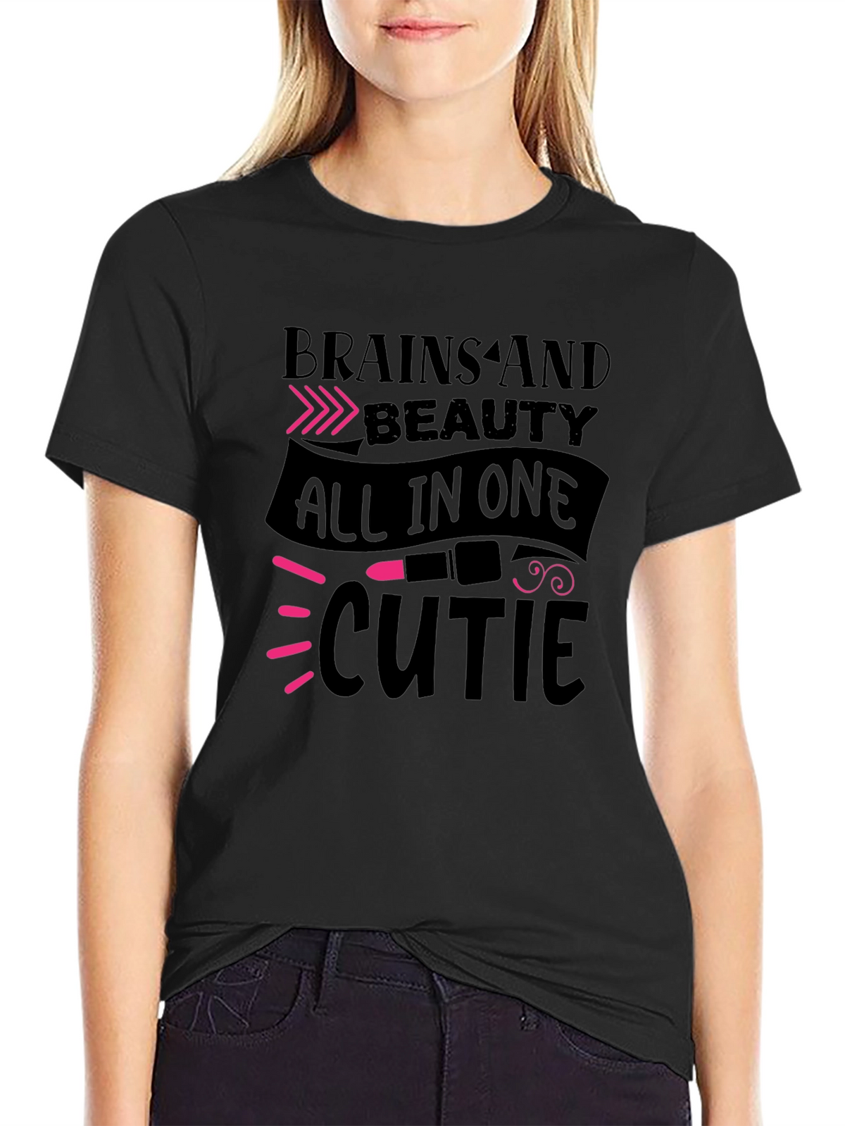 Brains and Beauty All in One Cute T-Shirt