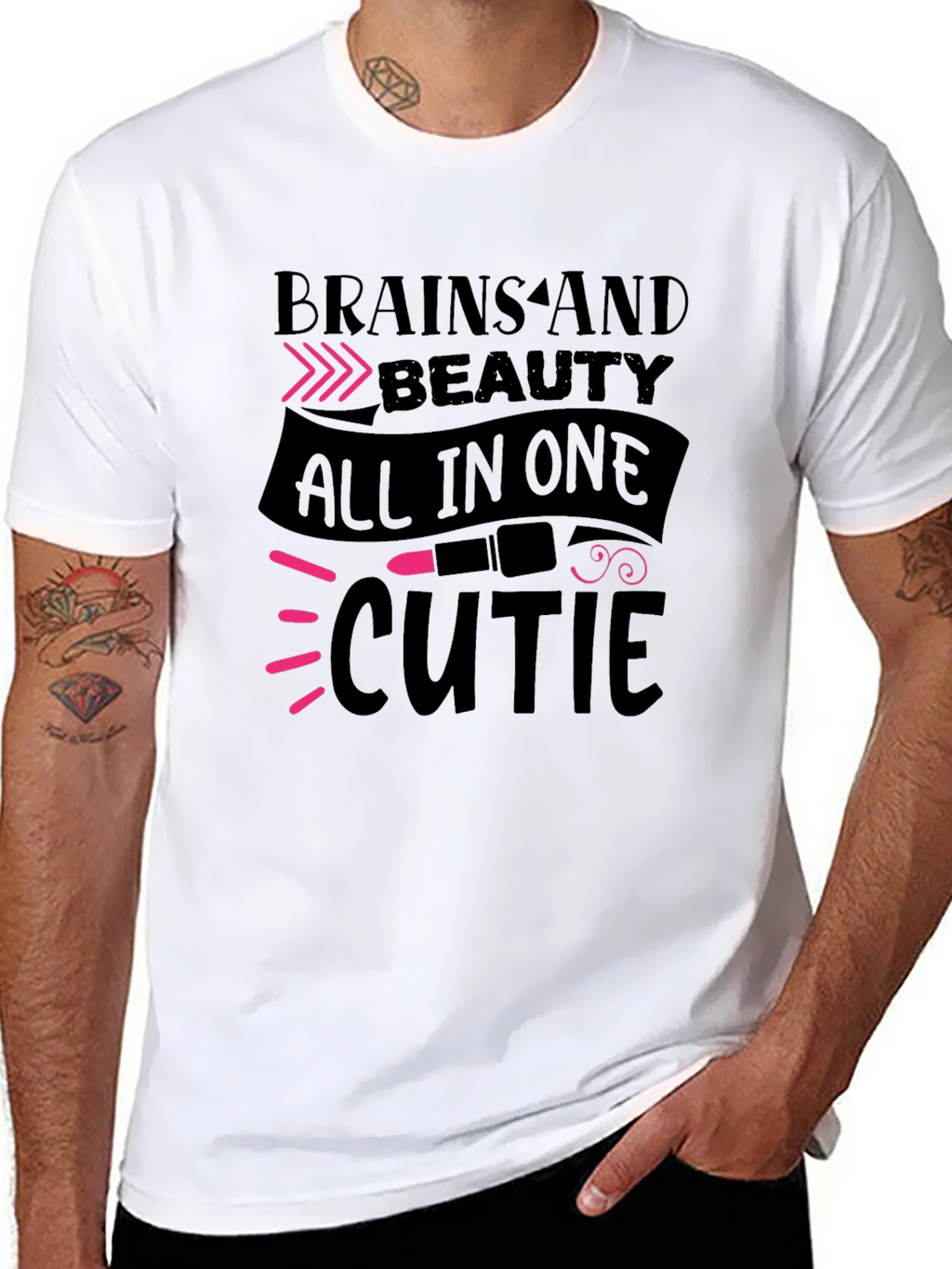 Brains and Beauty All in One Cute T-Shirt