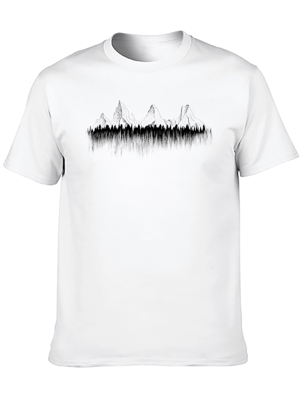 Mountainscape Graphic Tee - Stylish Nature-Inspired Design