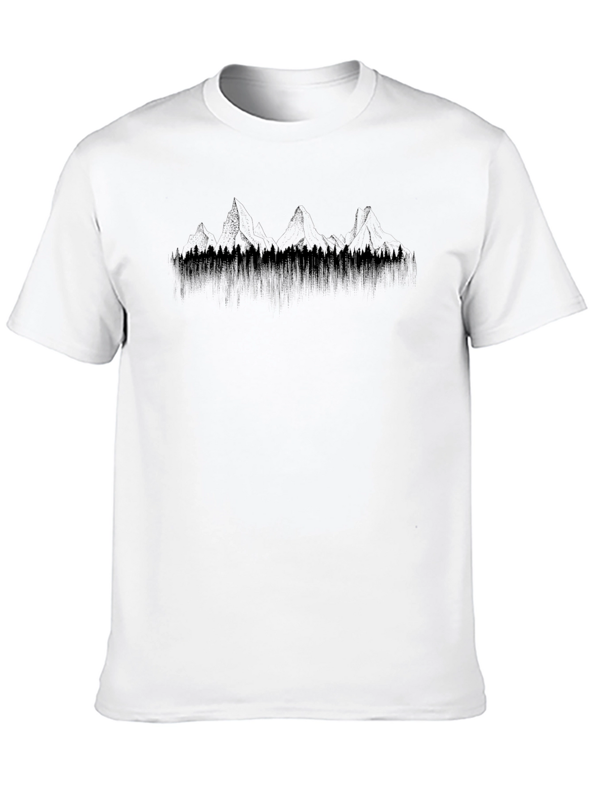 Mountainscape Graphic Tee - Stylish Nature-Inspired Design