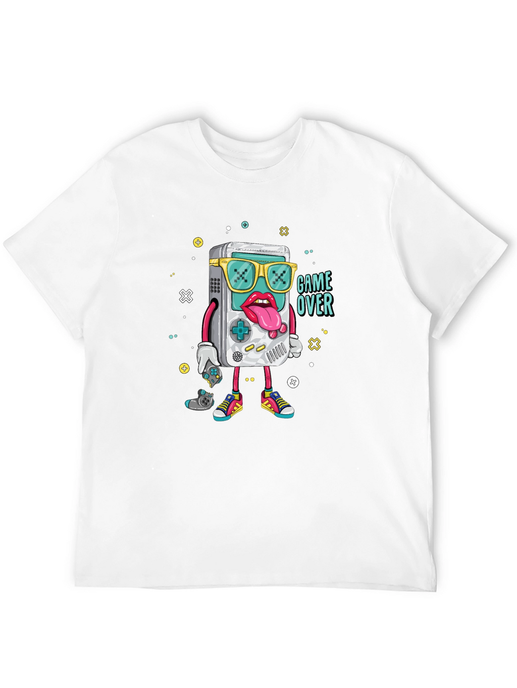 Game Over Graphic Tee - Retro Gamer Style