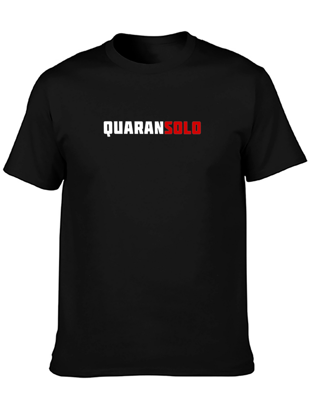 QuaranSOLO T-Shirt - Black Short Sleeve Graphic Tee