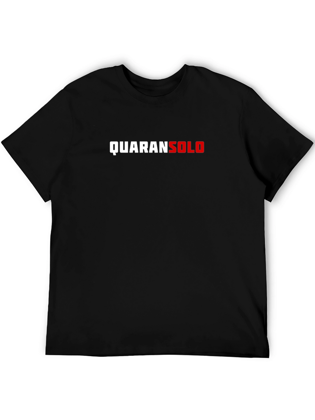 QuaranSOLO T-Shirt - Black Short Sleeve Graphic Tee