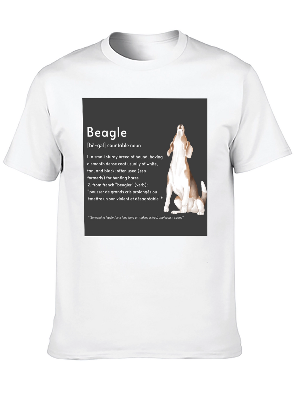 Beagle Definition Graphic T-Shirt