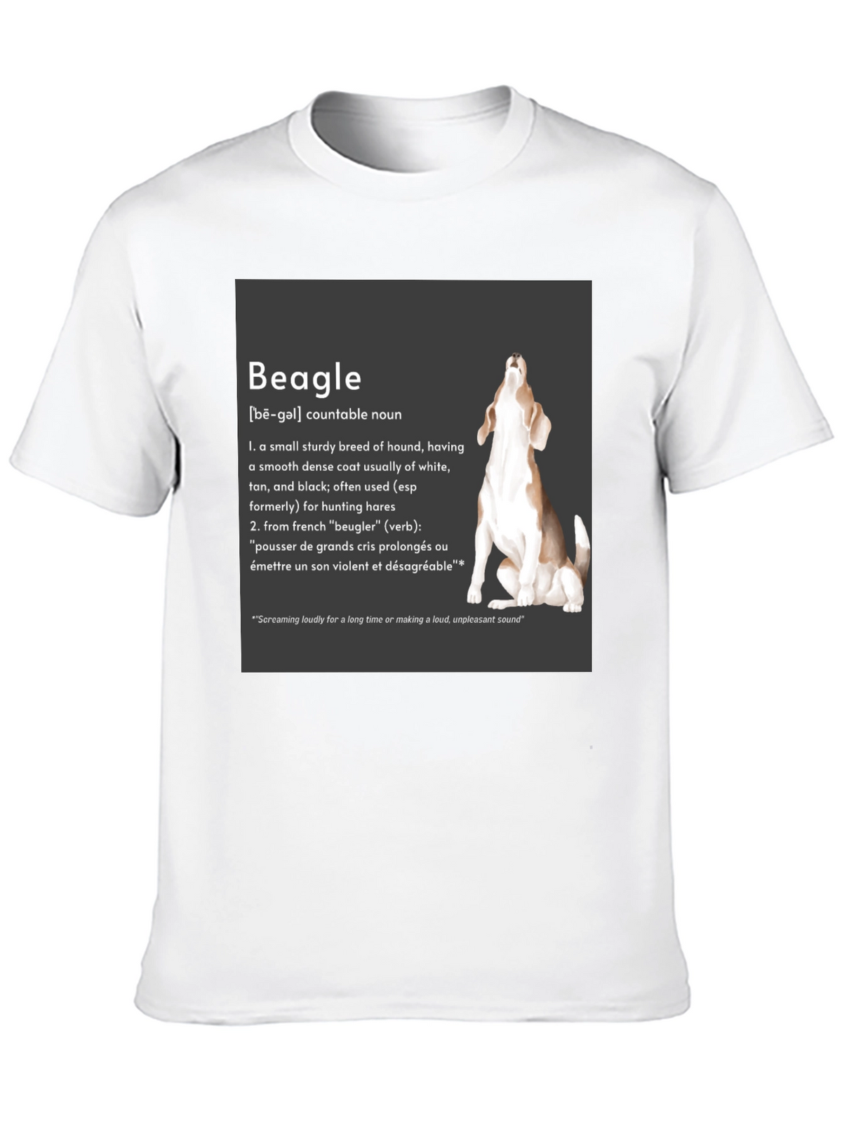 Beagle Definition Graphic T-Shirt