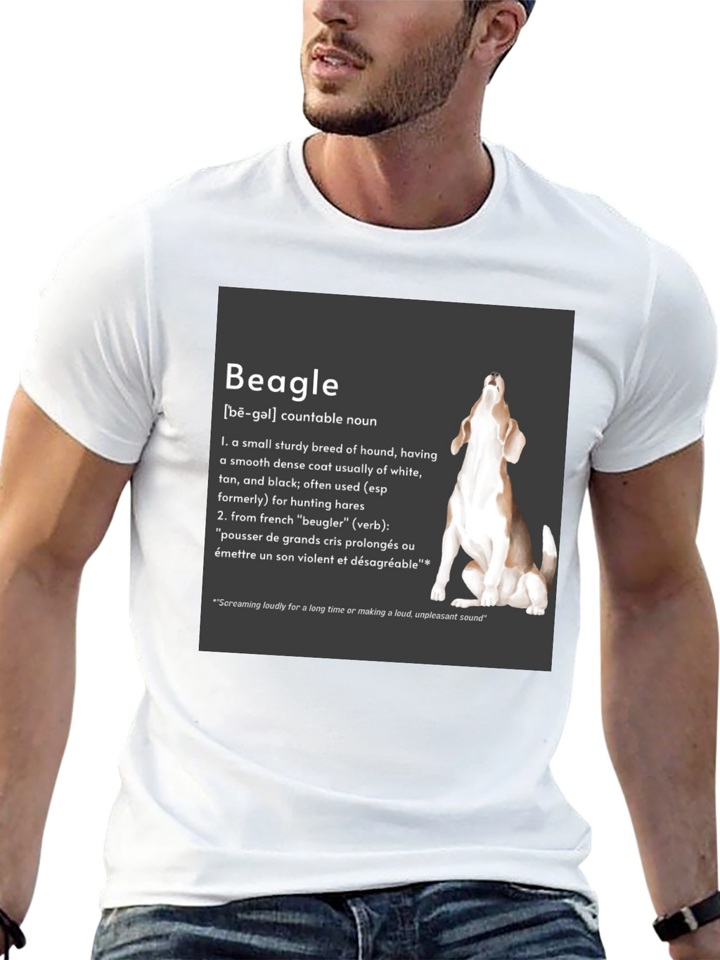 Beagle Definition Graphic T-Shirt