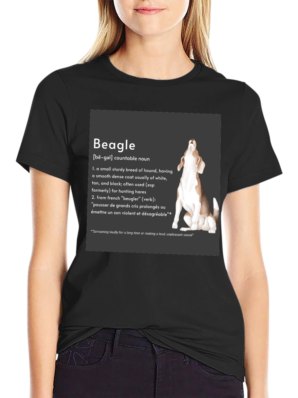 Beagle Definition Graphic T-Shirt