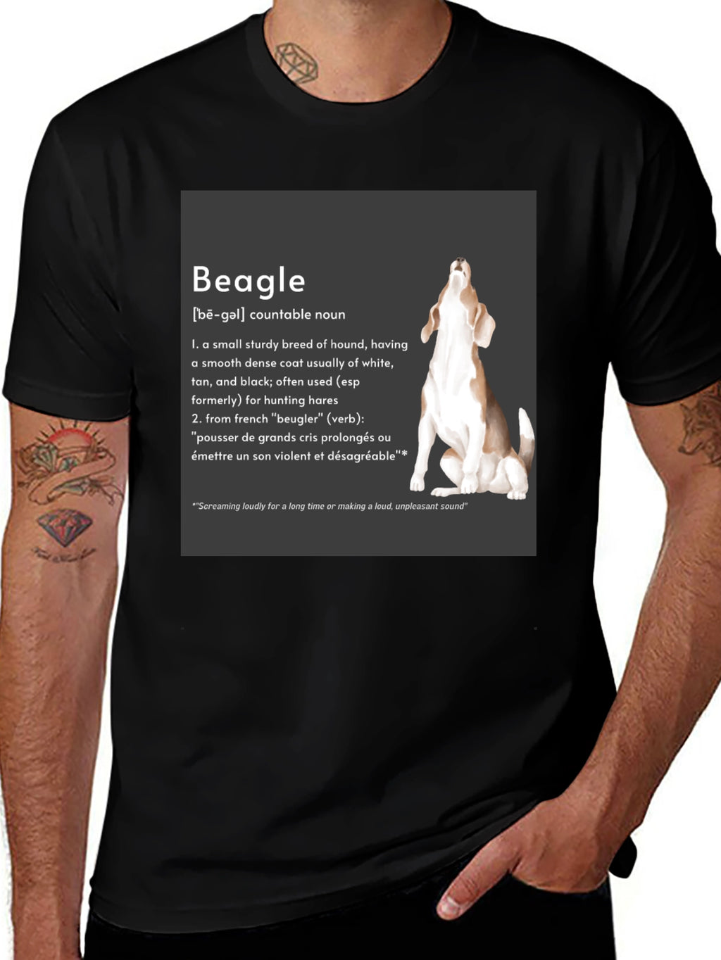Beagle Definition Graphic T-Shirt
