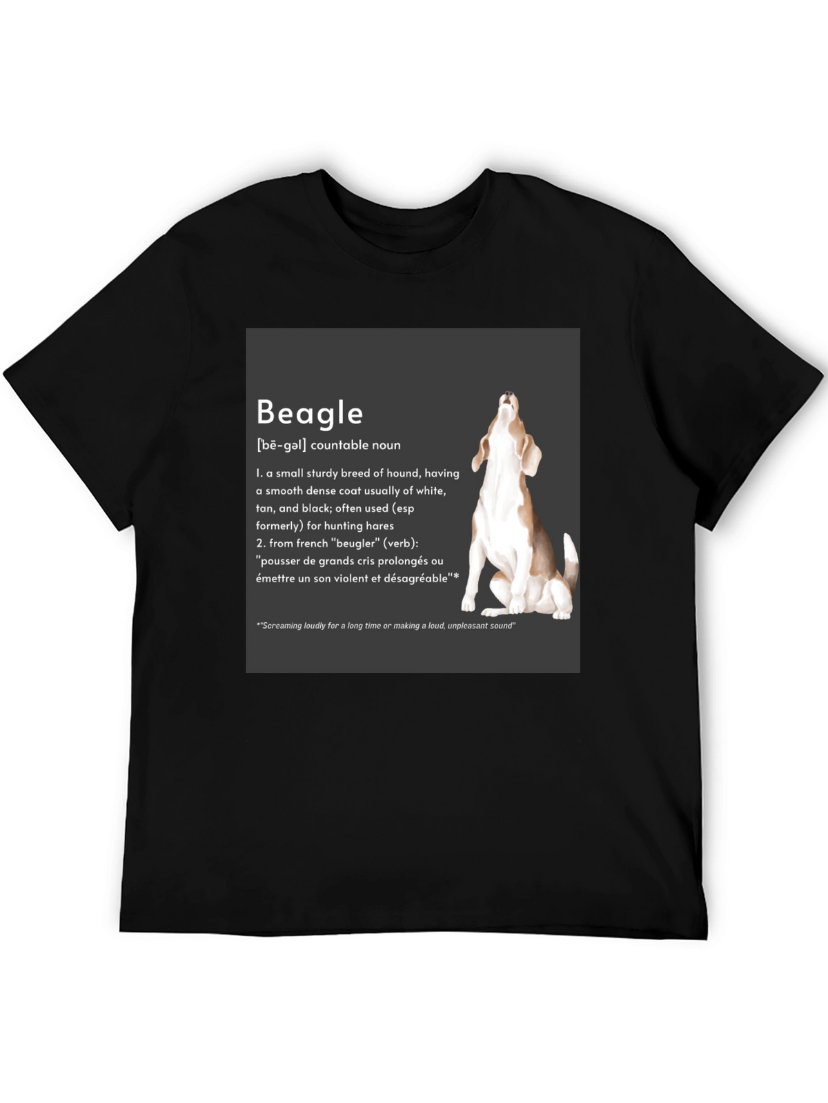 Beagle Definition Graphic T-Shirt