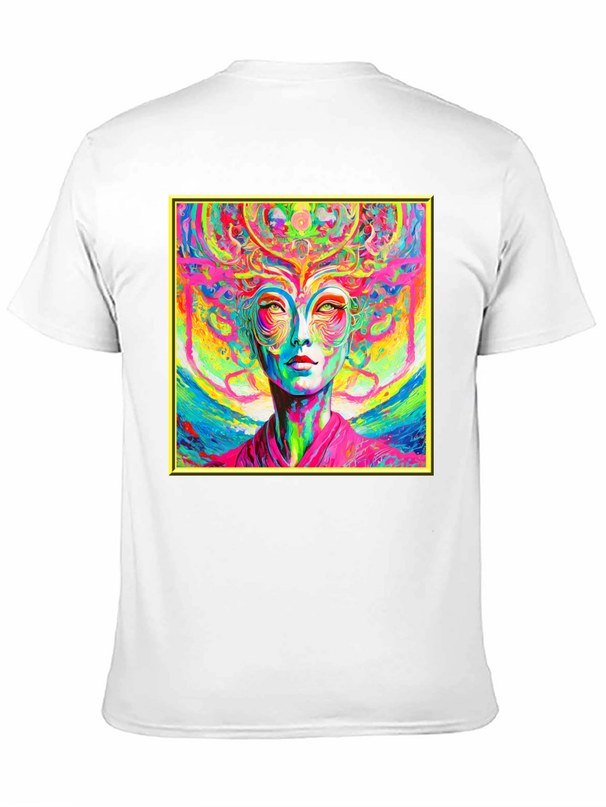 Psychedelic Woman Graphic T-Shirt - Vivid Art Tee