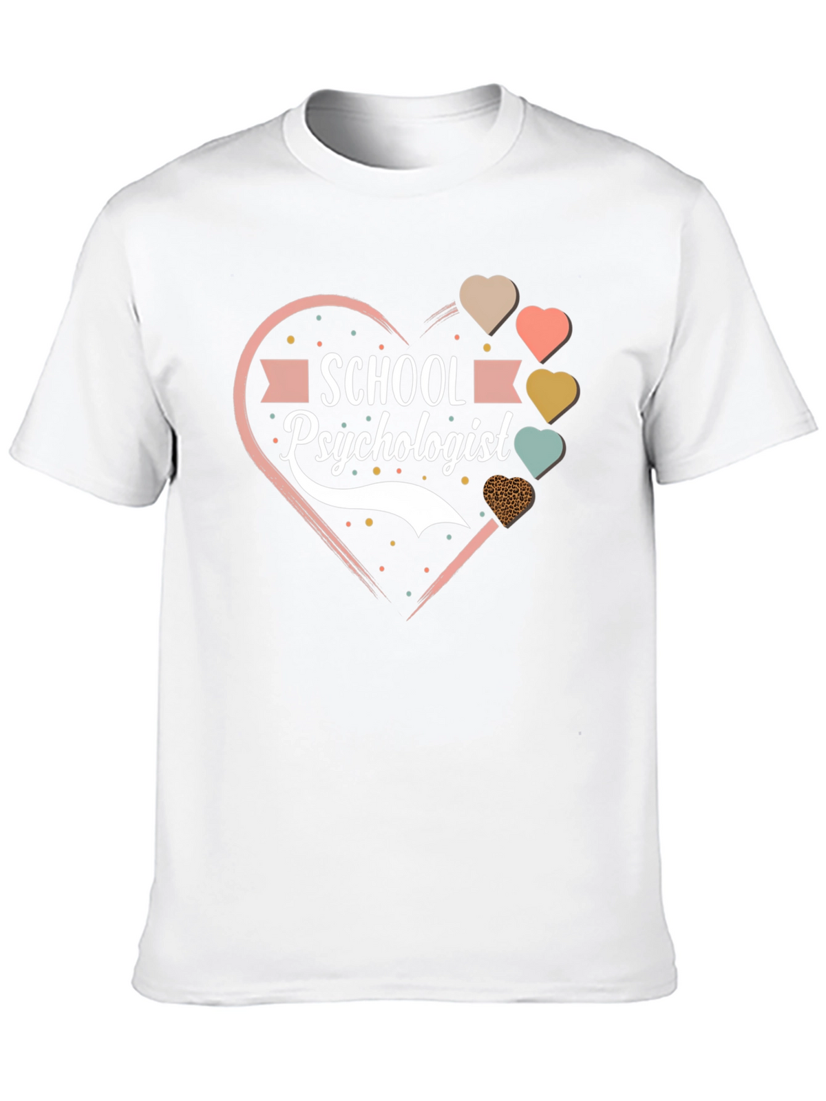 School Psychologist Heart T-Shirt