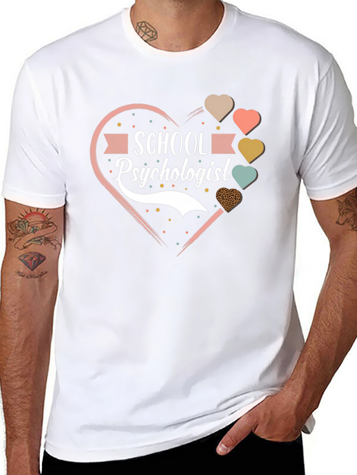 School Psychologist Heart T-Shirt