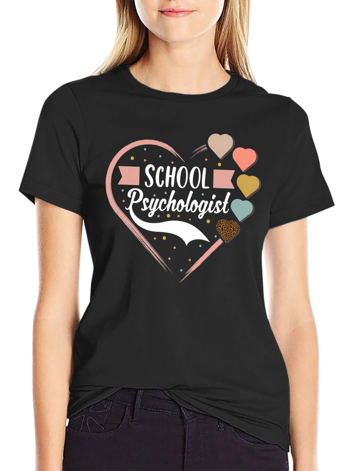 School Psychologist Heart T-Shirt