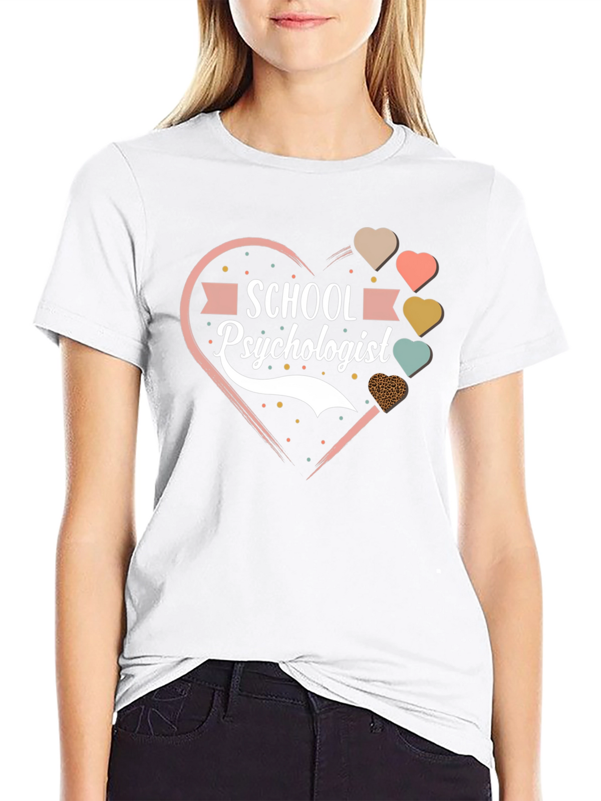 School Psychologist Heart T-Shirt
