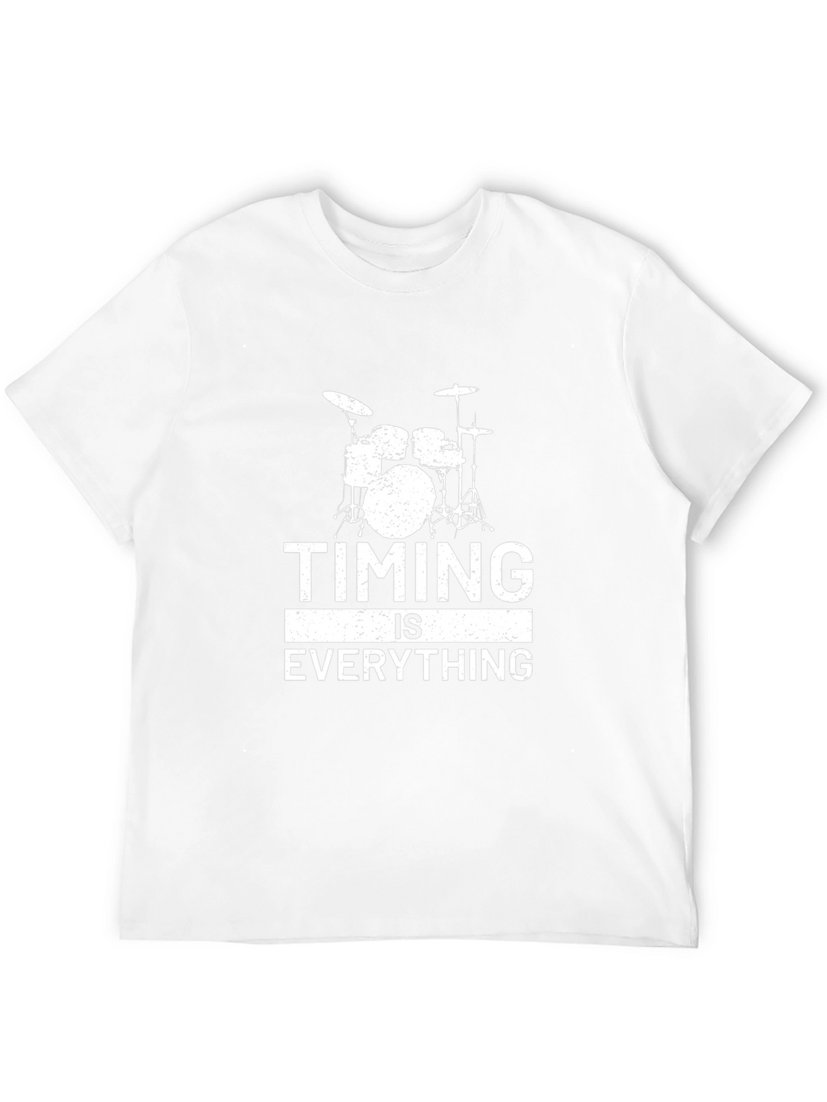 Drum Set Timing is Everything Black T-Shirt