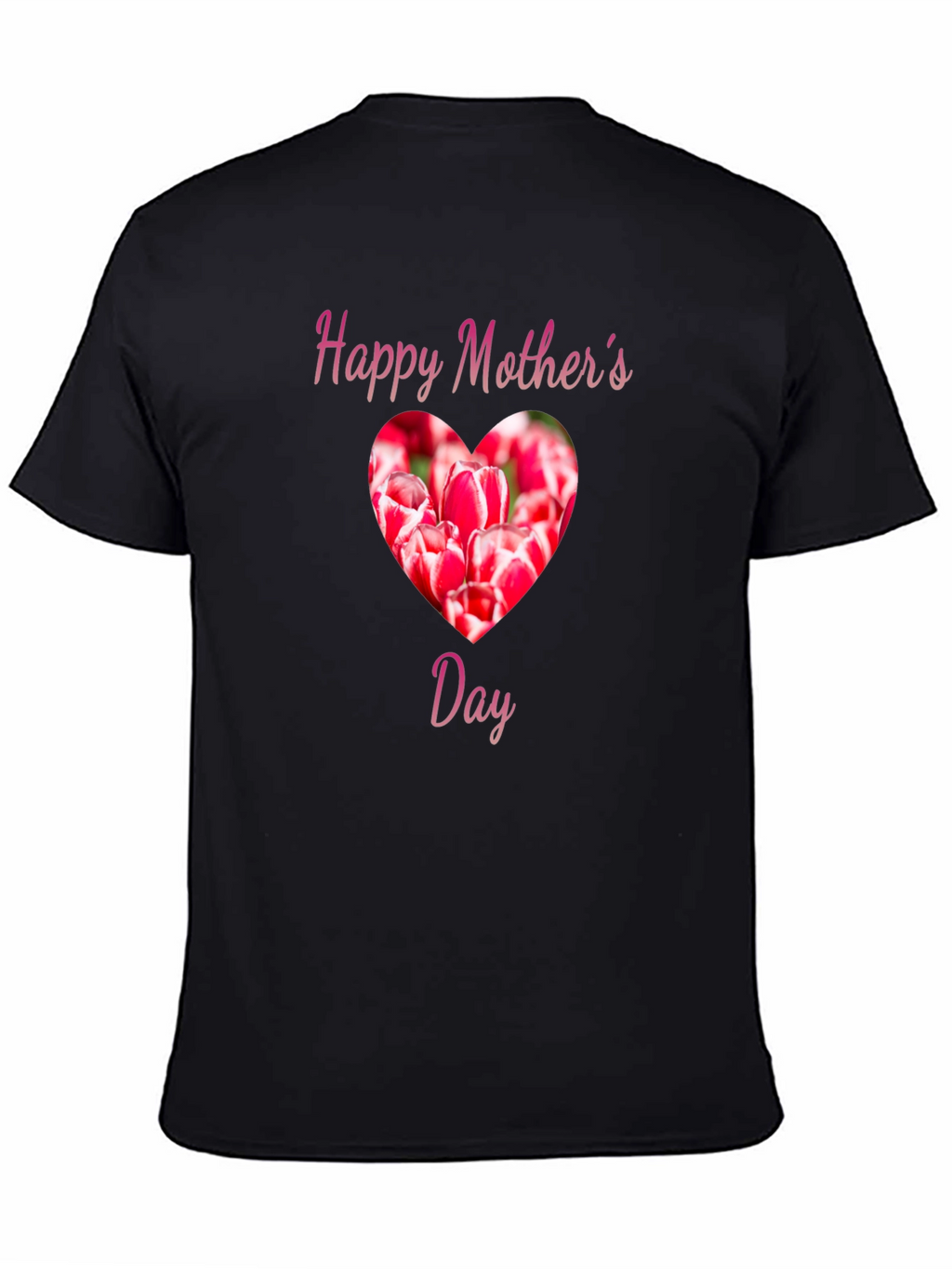 Happy Mothers Day Tulip Heart T-Shirt