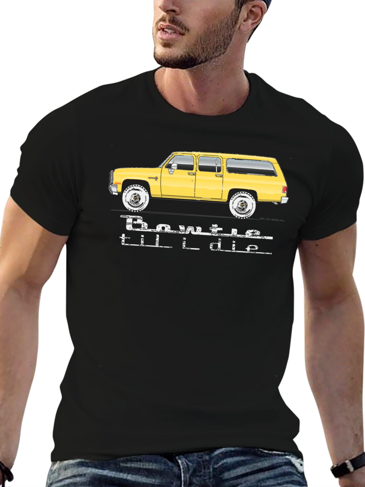 Bowtie Til I Die Black T-Shirt