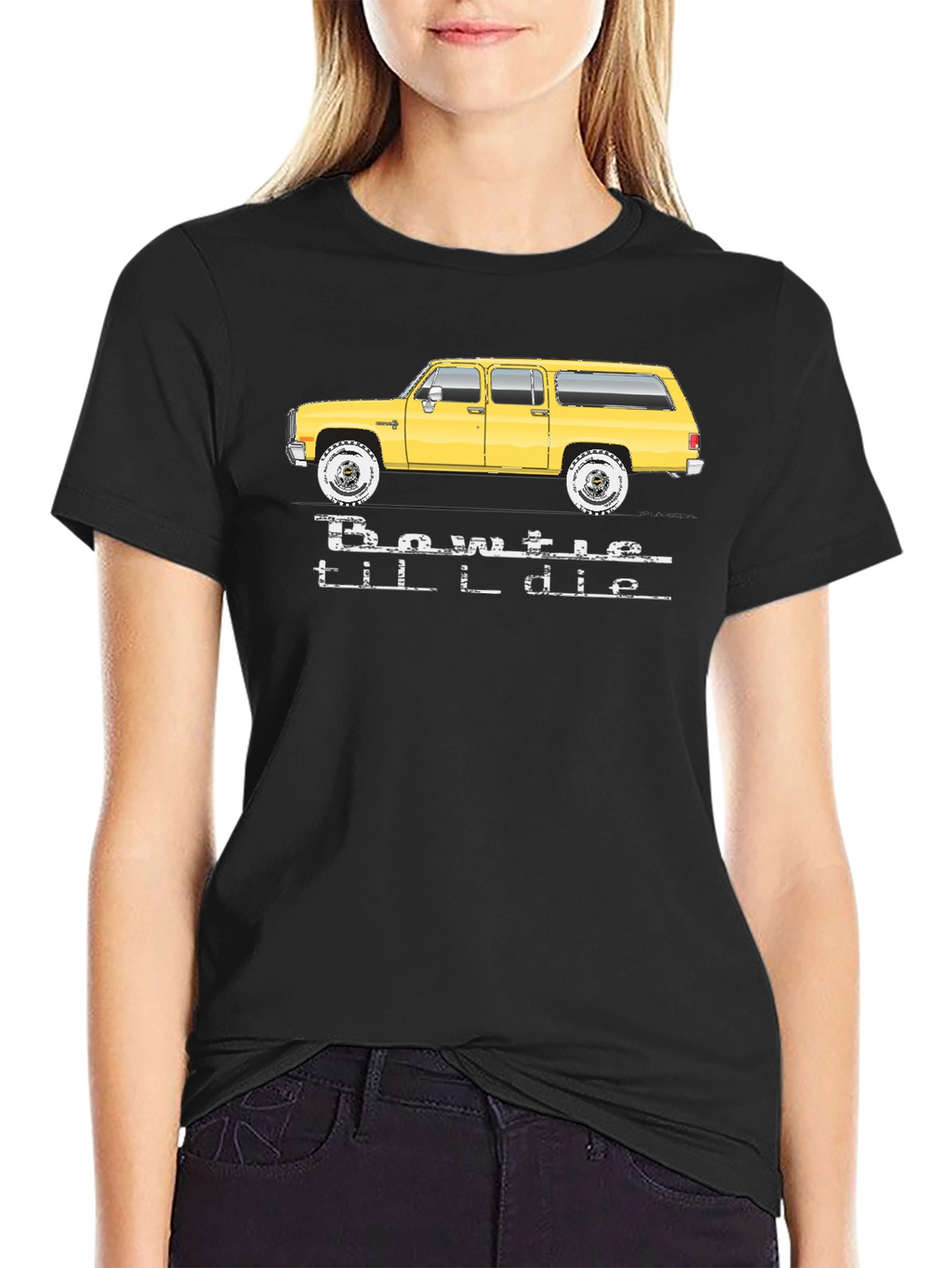 Bowtie Til I Die Black T-Shirt