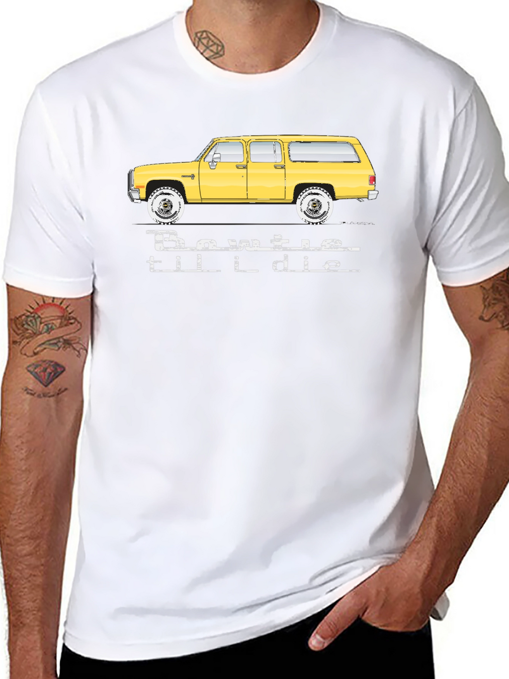 Bowtie Til I Die Black T-Shirt