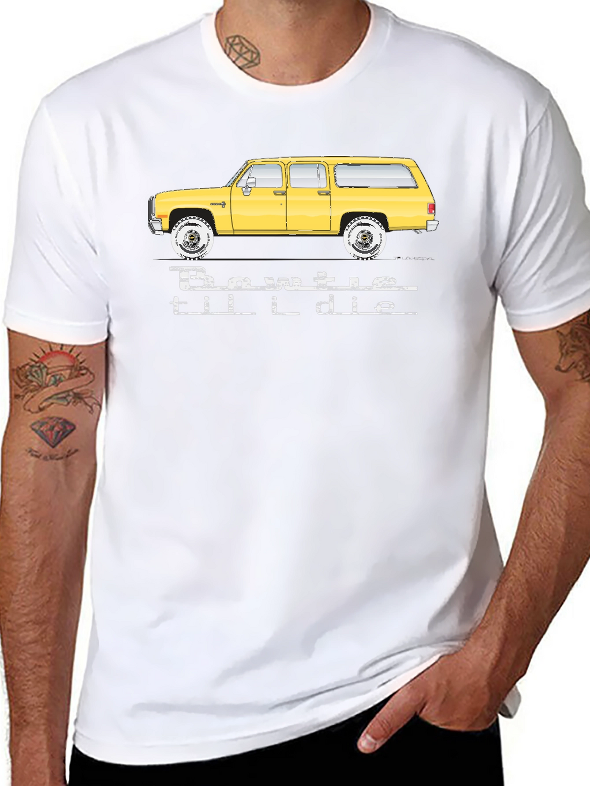 Bowtie Til I Die Black T-Shirt