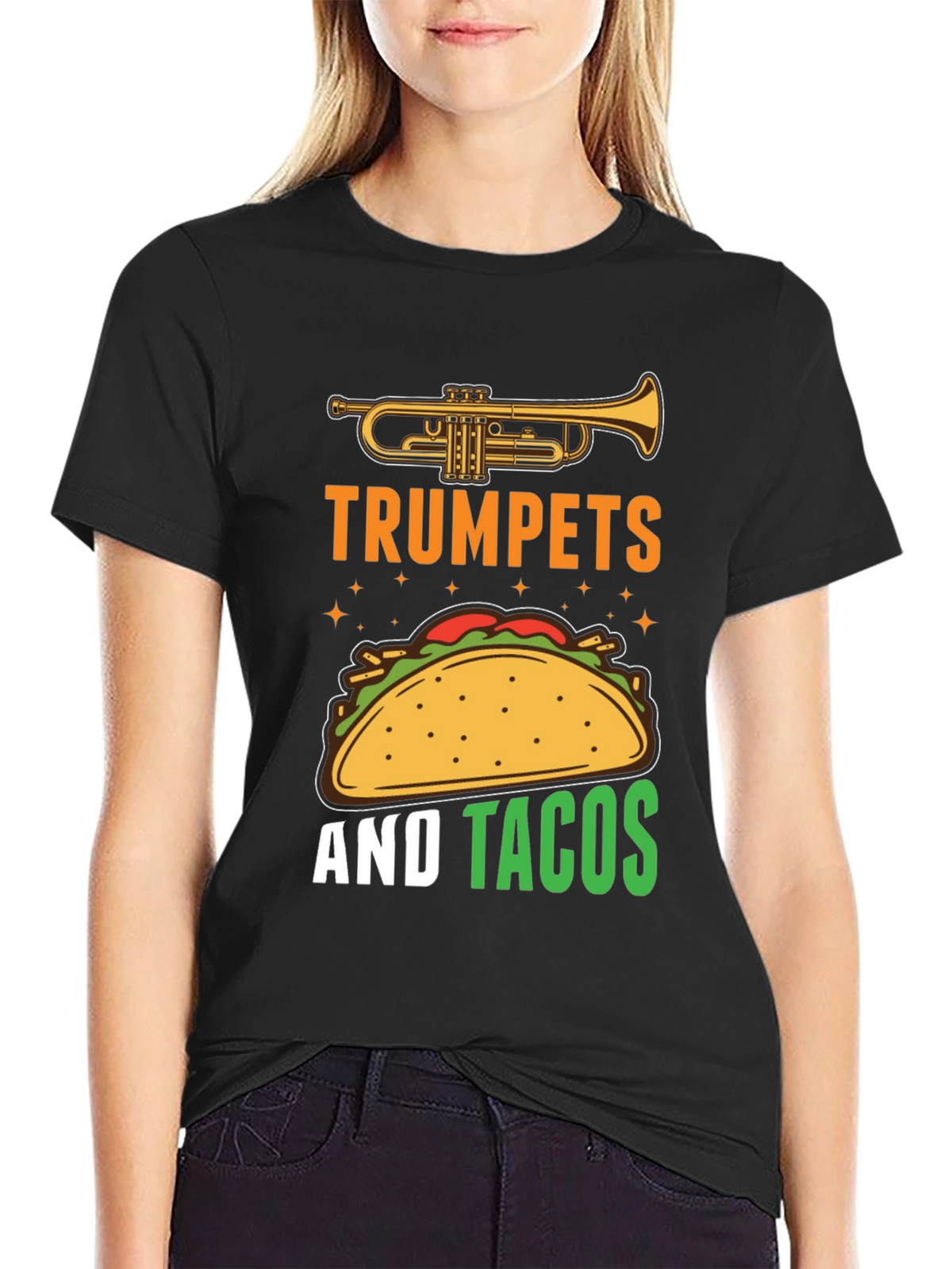 Trumpets and Tacos Graphic Tee