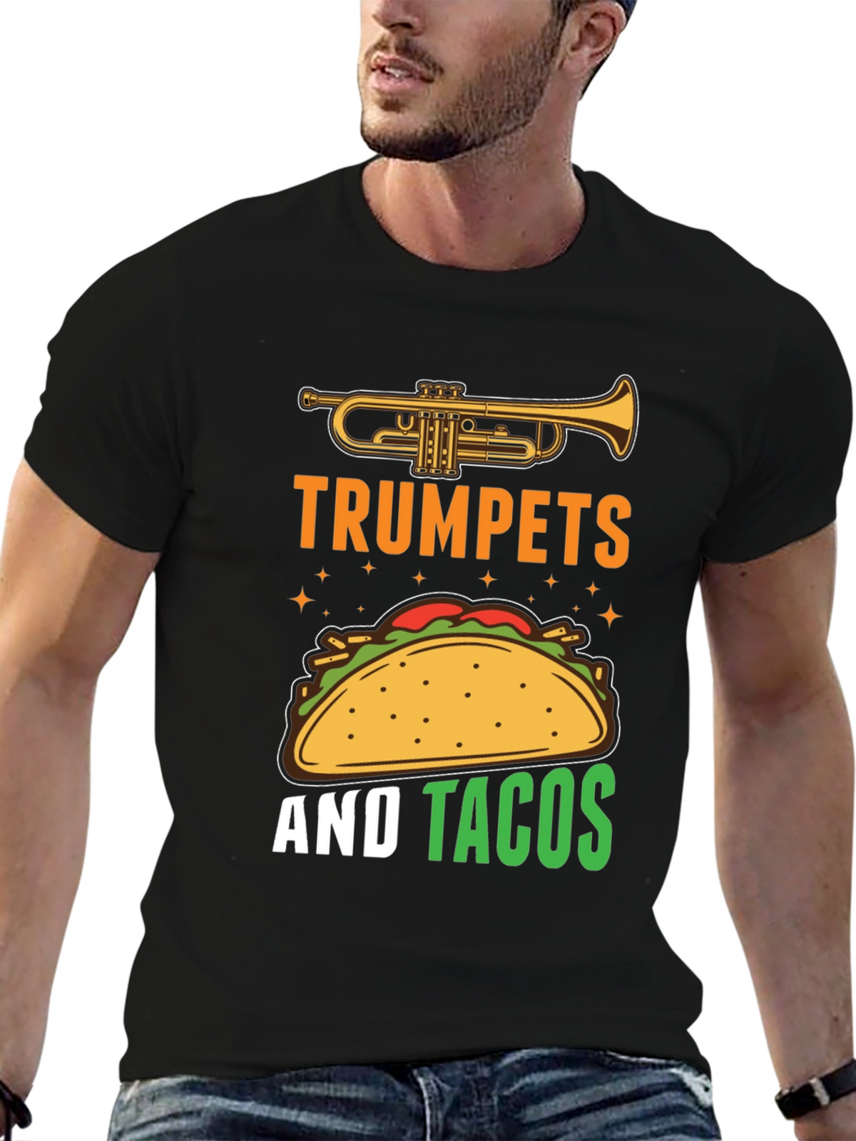 Trumpets and Tacos Graphic Tee