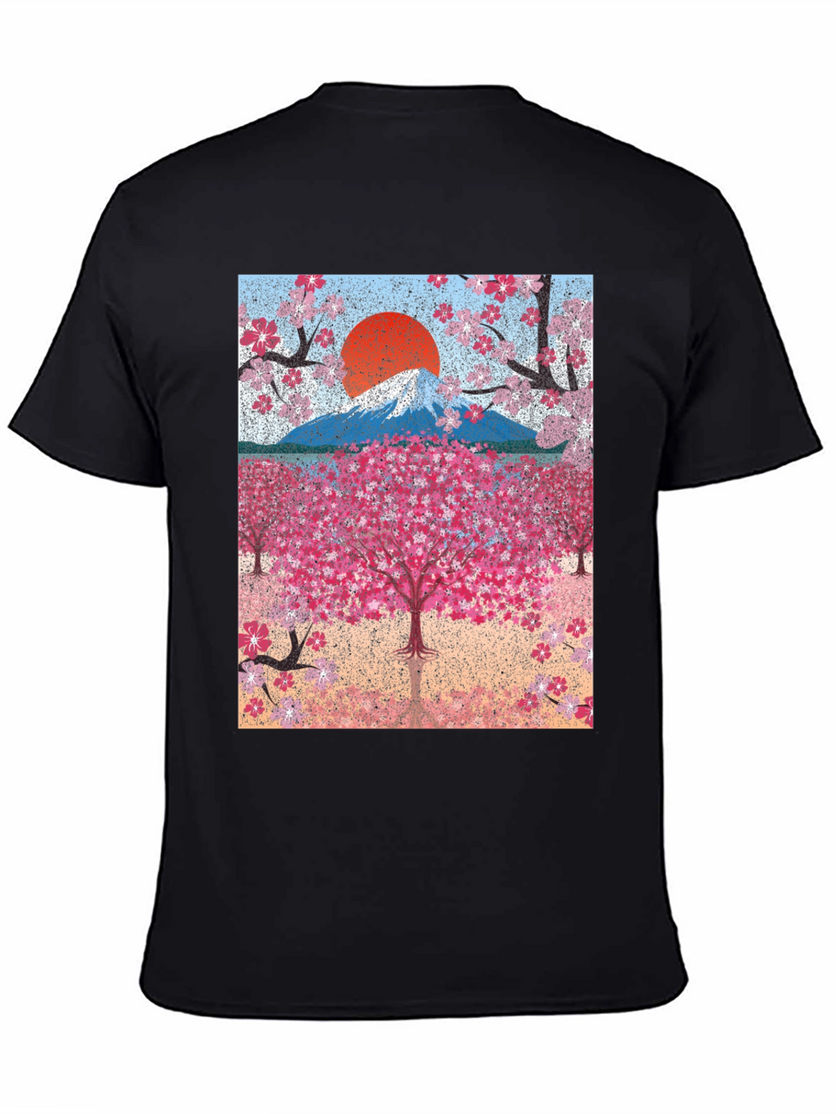 Cherry Blossom Mountain Graphic Tee