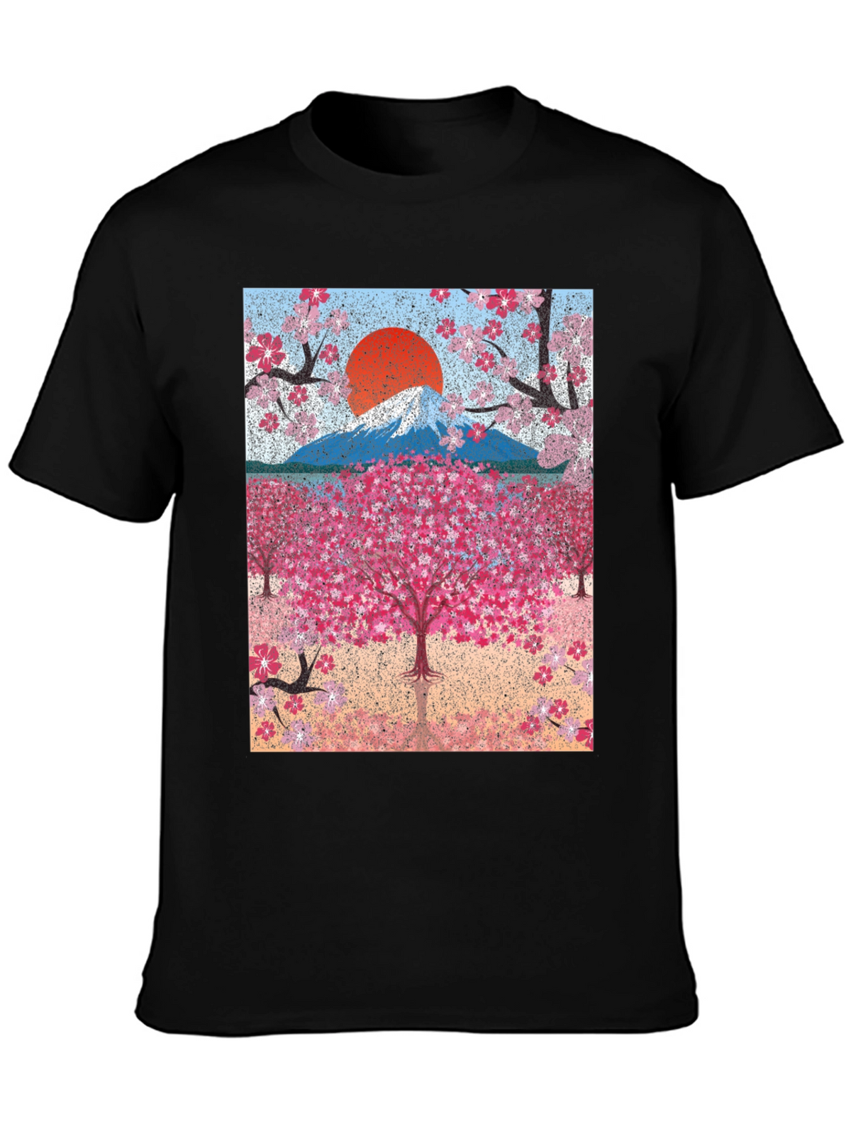 Cherry Blossom Mountain Graphic Tee