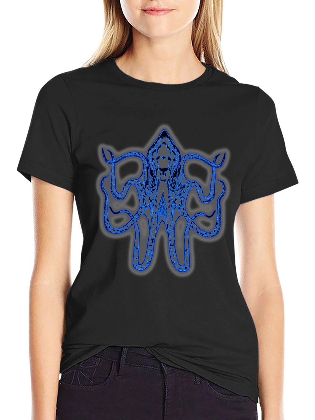 Blue Octopus Graphic Tee