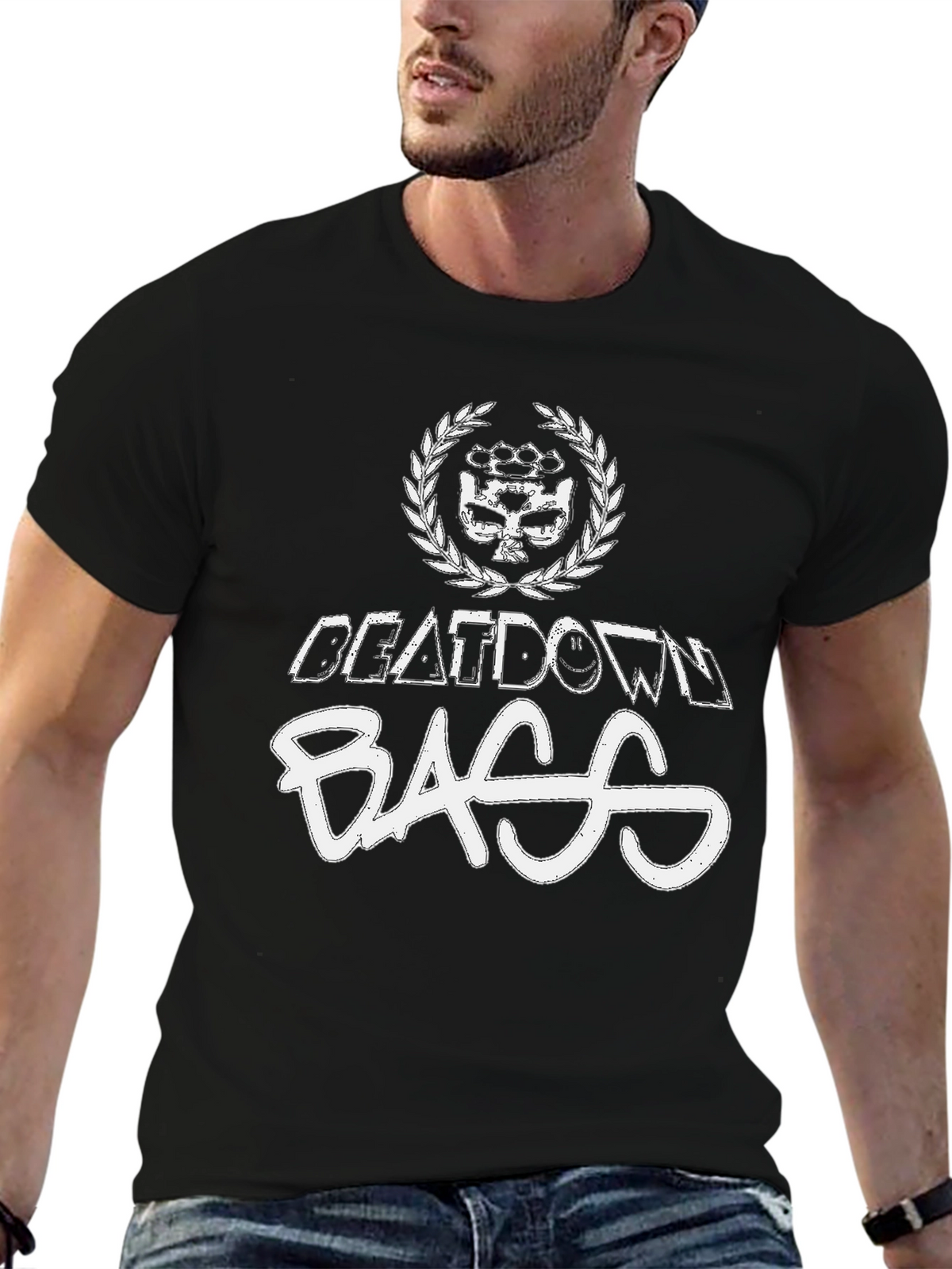 Beatdown Bass Graphic Tee - Black