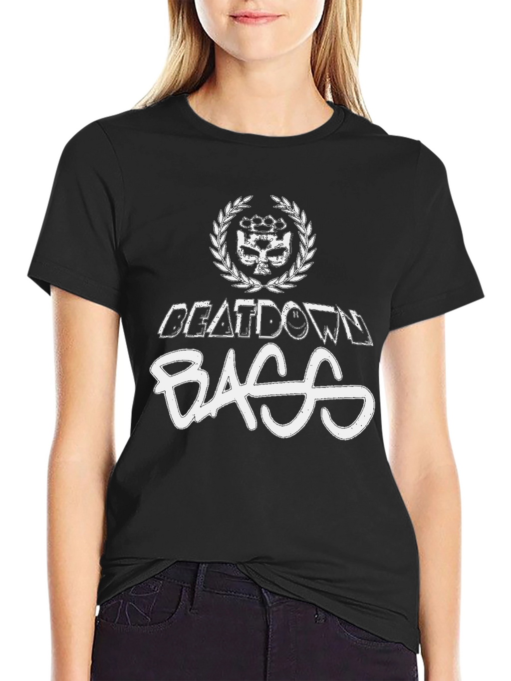 Beatdown Bass Graphic Tee - Black