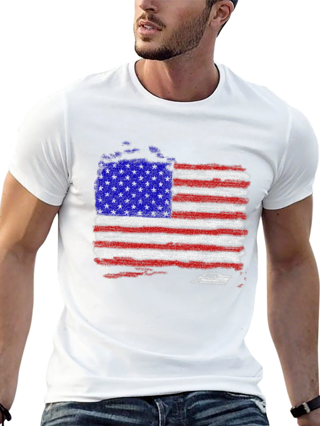 American Flag Patriotic T-Shirt