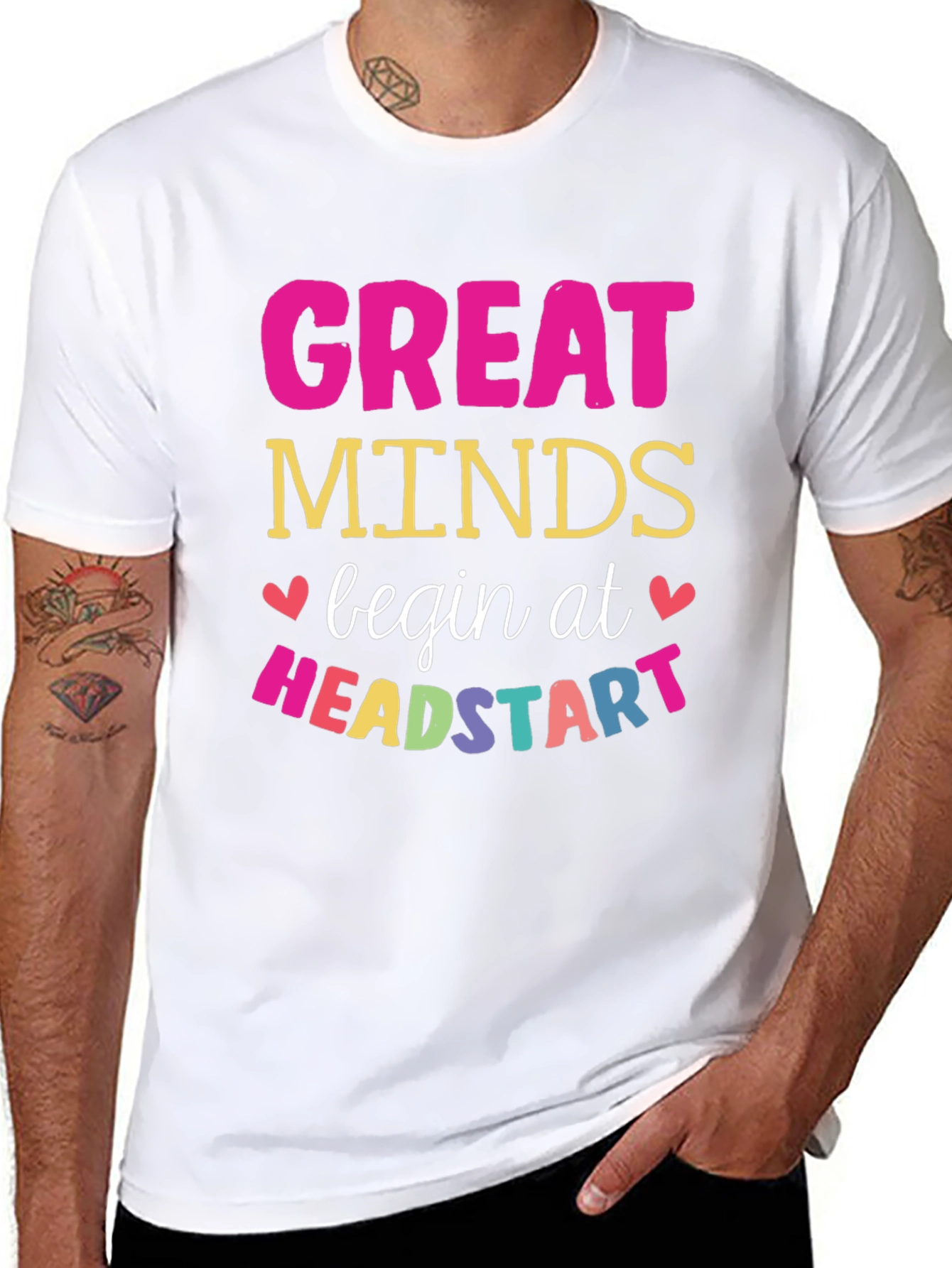 Great Minds Begin at Head Start T-Shirt