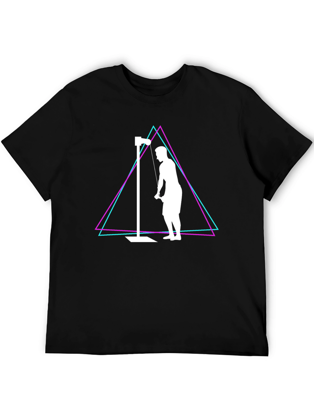 Retro Gym Workout T-Shirt - Tricep Extension Design