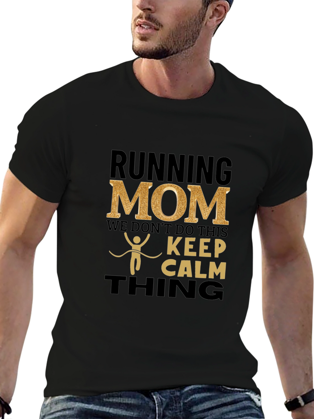 Running Mom Graphic T-Shirt