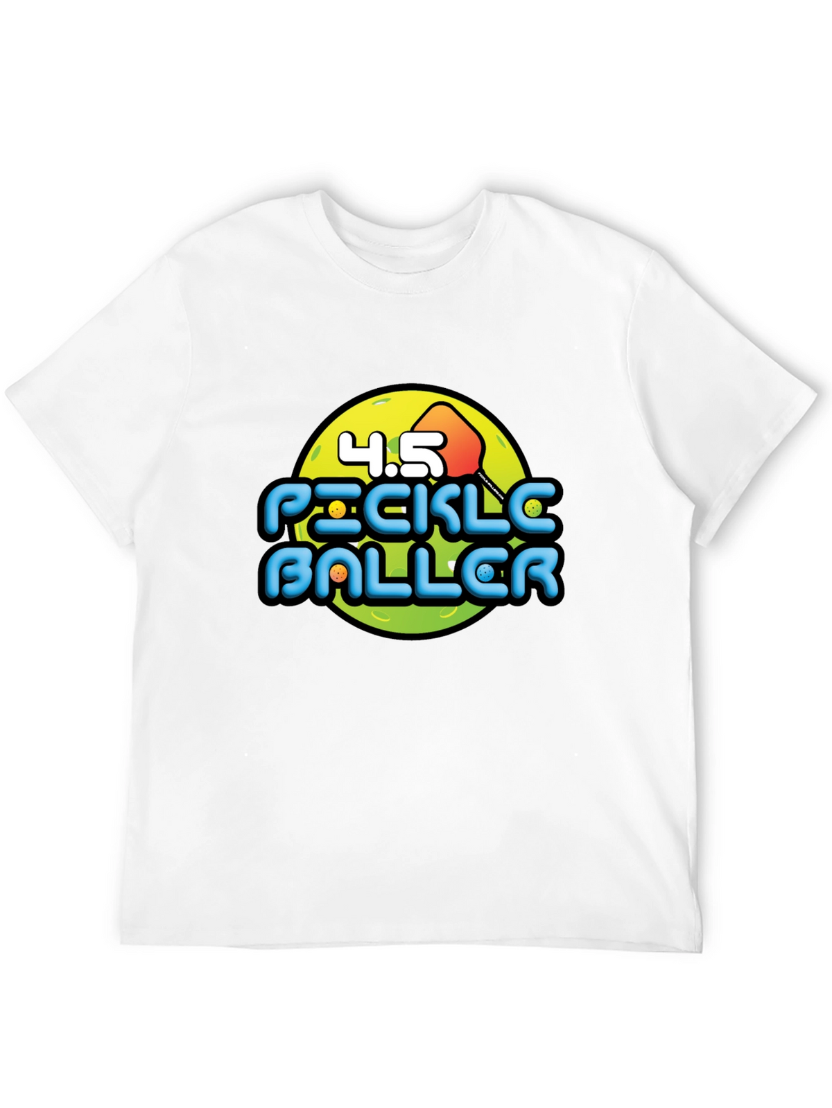 Pickleballer Graphic Tee - Black T-Shirt
