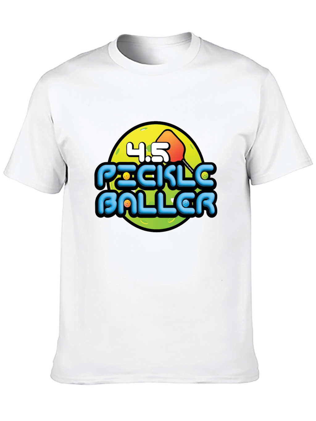Pickleballer Graphic Tee - Black T-Shirt