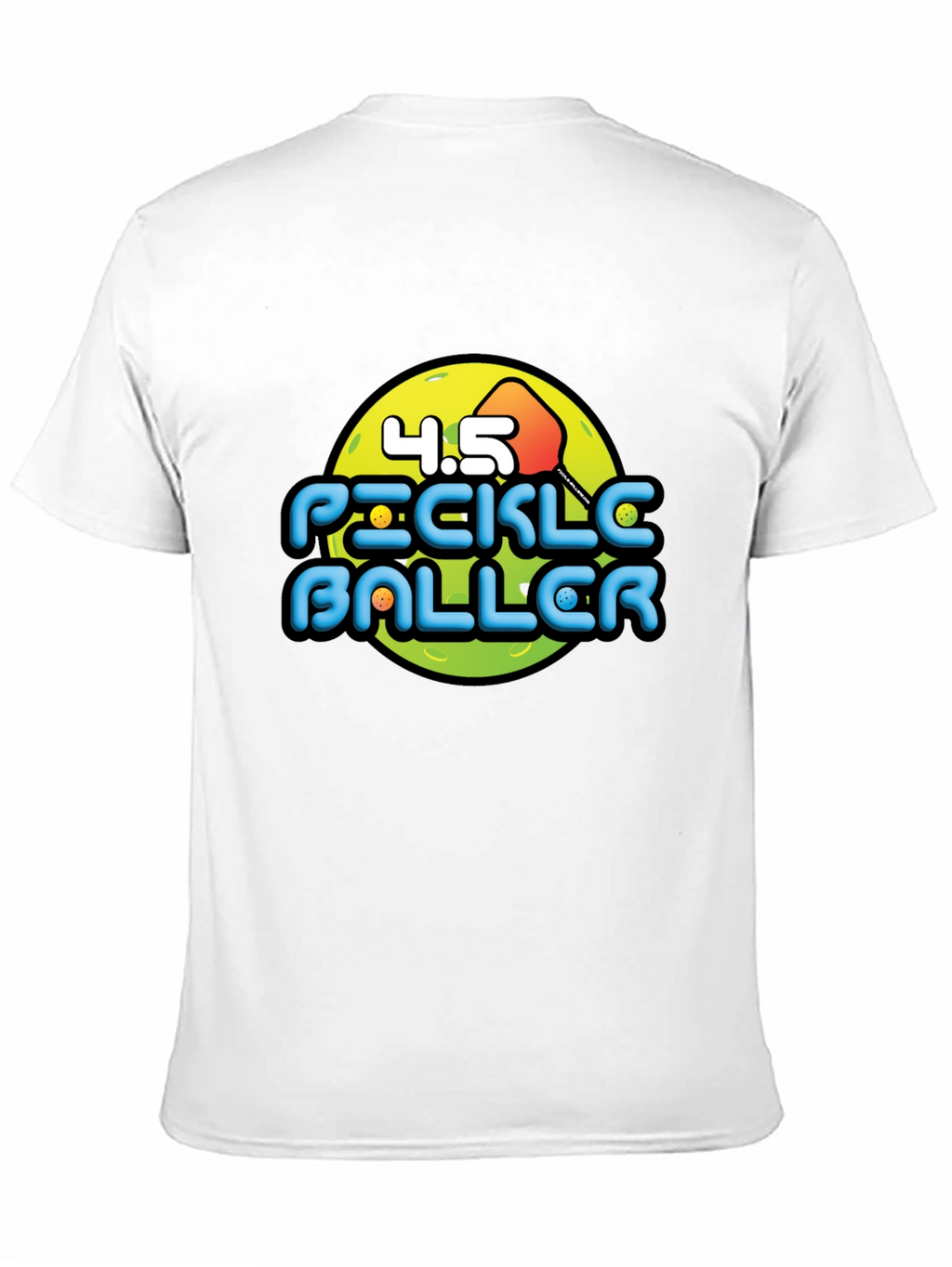 Pickleballer Graphic Tee - Black T-Shirt